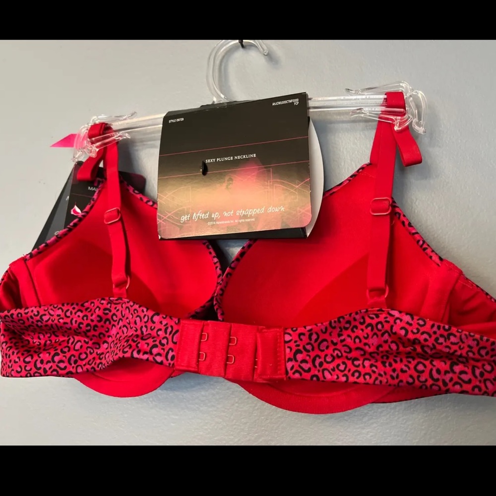 NWT
Maidenform Women's Custom Lift T-shirt Bra Pink Lace 34B - Picture 2 of 4
